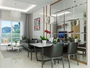 Thiết kế căn hộ 2 phòng ngủ căn hộ Orchid Park Nhà Bè